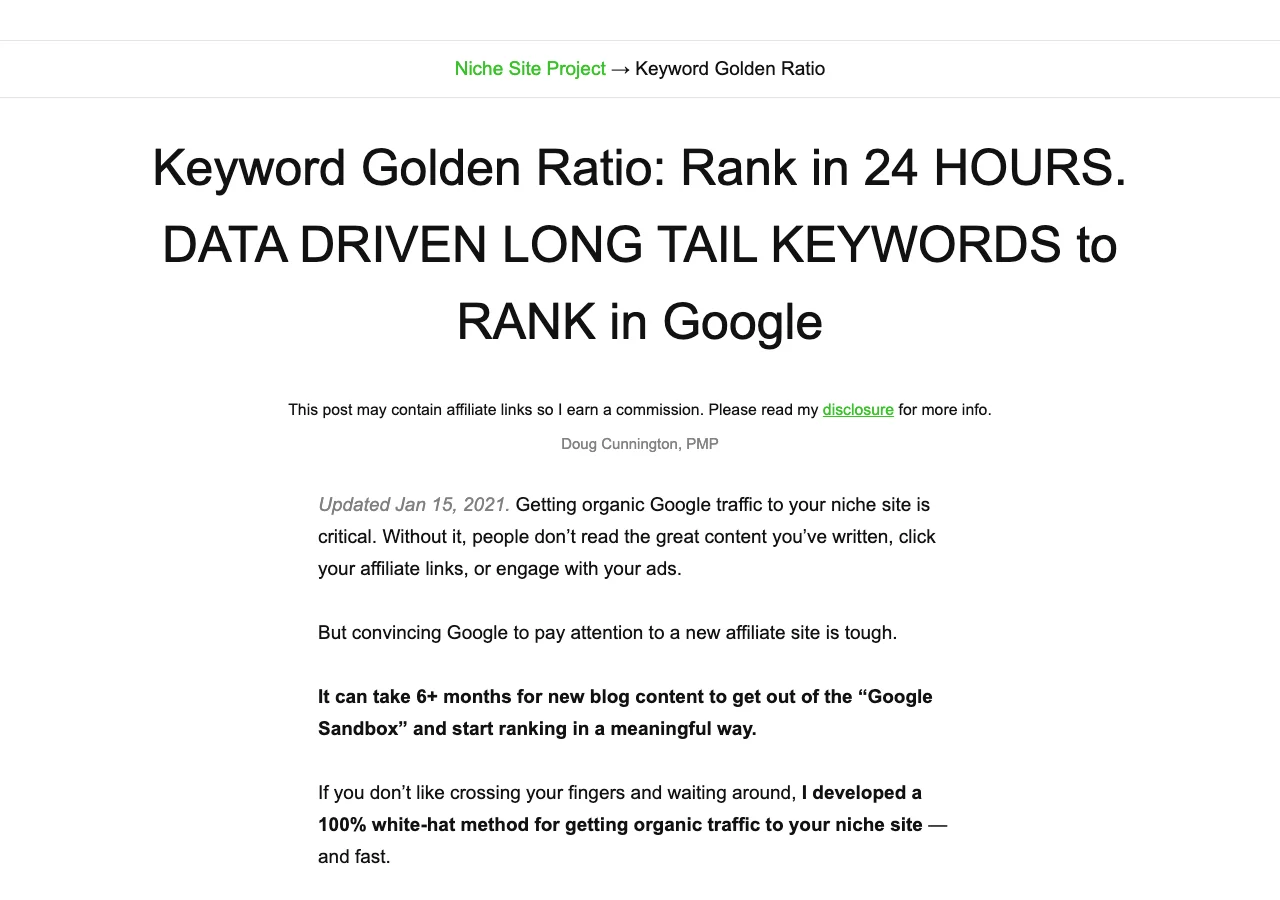 When to Stop Using KGR and Target Harder Keywords