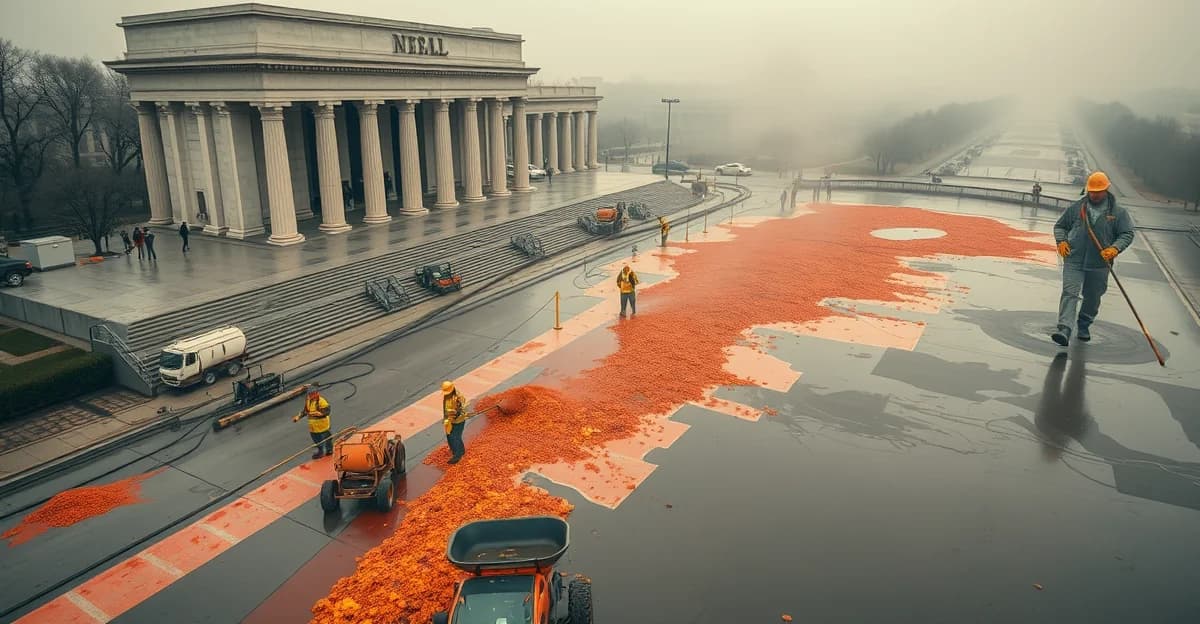 national mall fuel cleanup efforts trending keyword